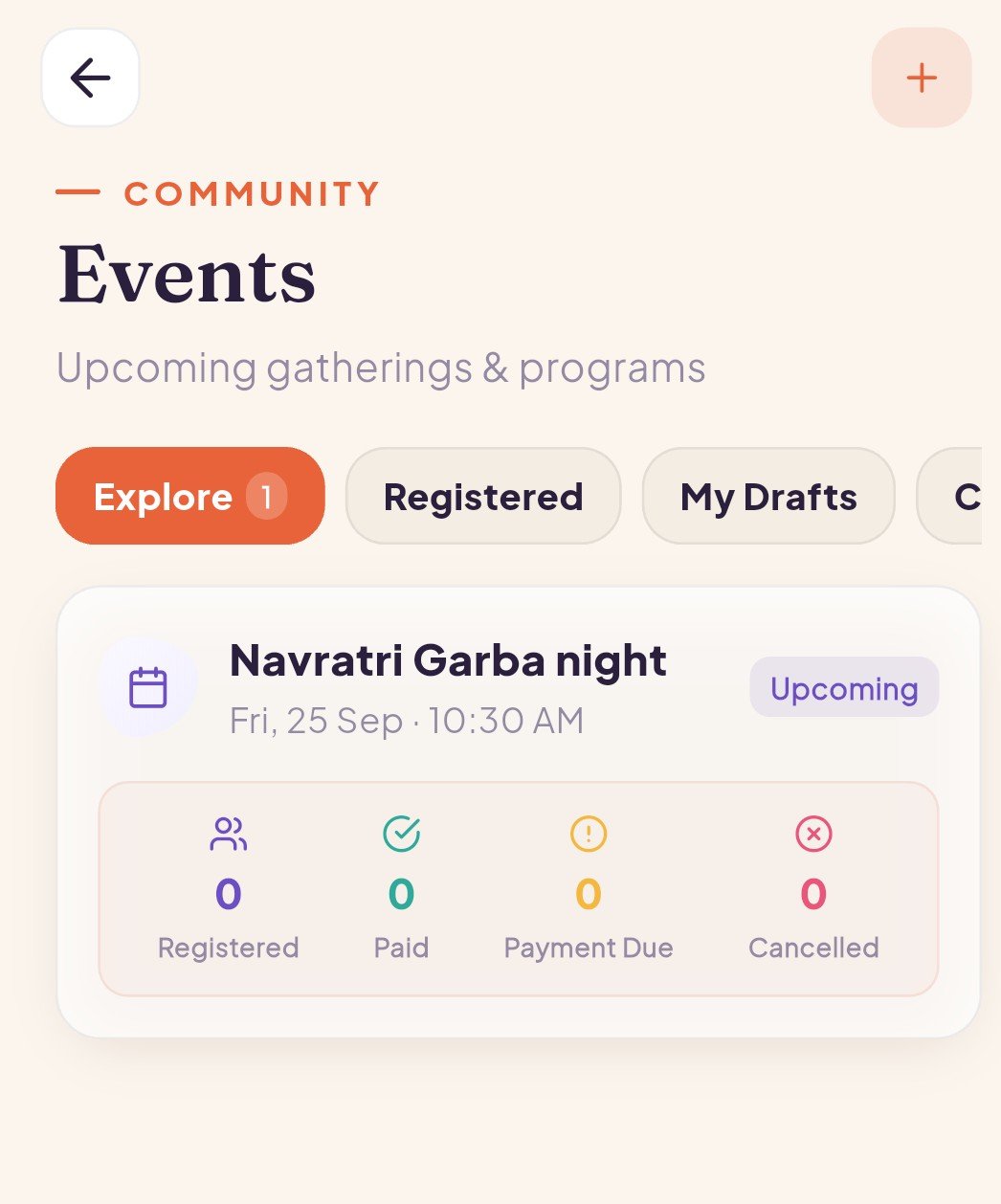 Samaj Events & Calendar